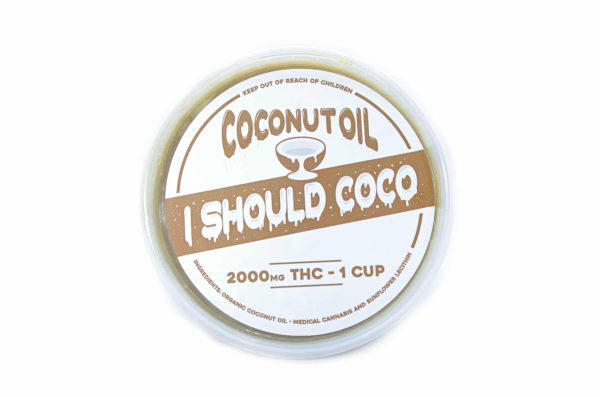 Organic Medicated Coconut Oil (2250mg THC)