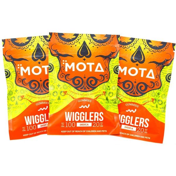 Mota – Indica Wigglers Medicated Gummies (100mg THC)