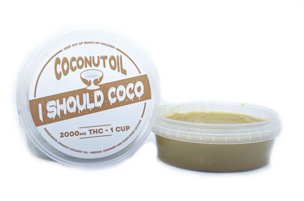 Organic Medicated Coconut Oil (2250mg THC)