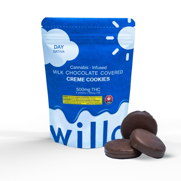 Willo Milk Chocolate Covered Cookies (500mg THC)