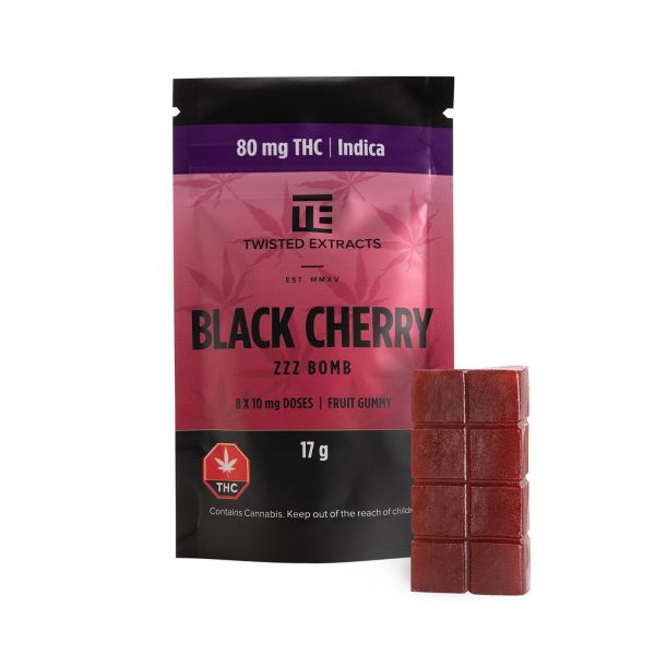 Twisted Extracts – Indica Zzz Jelly Bomb (80mg THC)